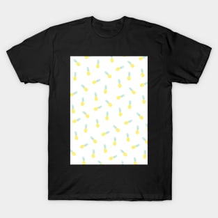 Pineapple, Pineapples pattern, Print, Tropical, Yellow, Pattern, Funny art, Modern art, Wall art, Print, Minimalistic, Modern T-Shirt